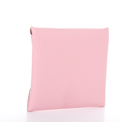 Hermes Chevre Mysore Bastia Coin Purse Rose Sakura 3 of 8
