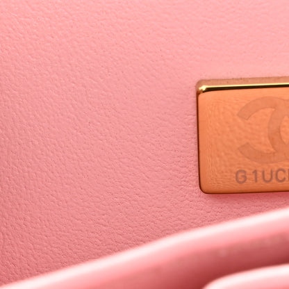 Chanel Caviar Quilted Medium Double Flap Pink 7 of 10