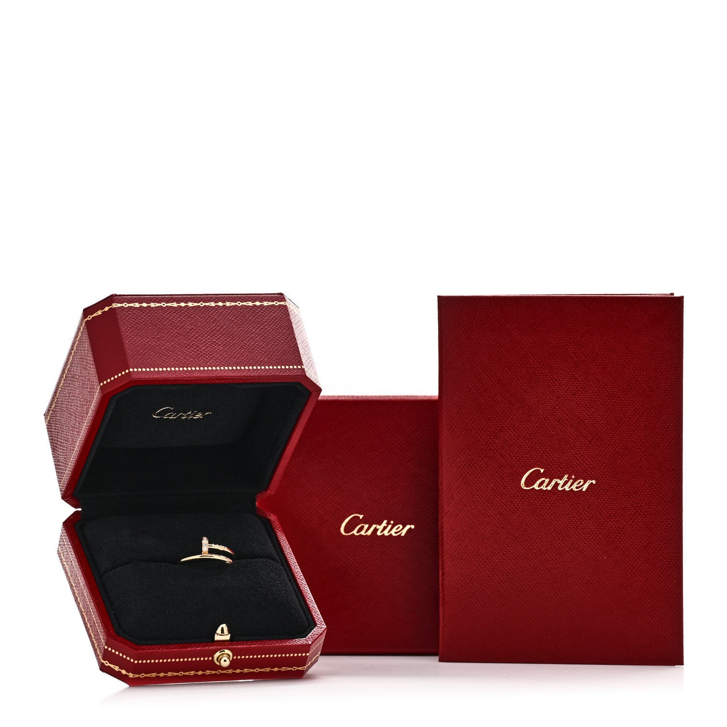 18K Yellow Gold Diamond Small Juste Un Clou Ring 52 6