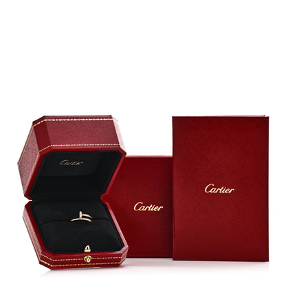 Cartier 18K Yellow Gold Diamond Small Juste Un Clou Ring 52 6 6 of 6