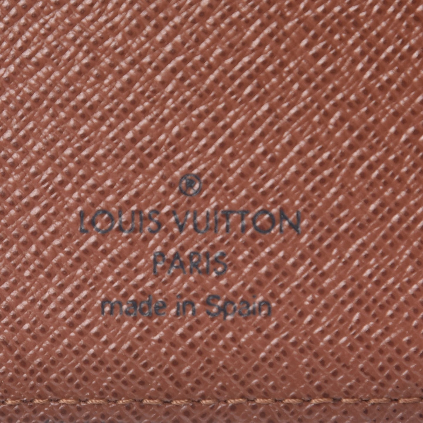 Monogram Pocket Agenda Cover