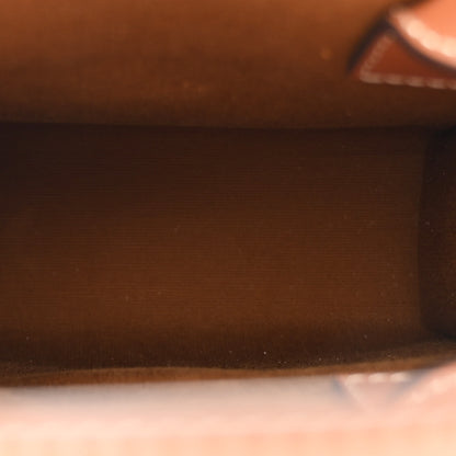 Celine Triomphe Canvas Calfskin Mini Vertical Cabas Tan 5 of 9