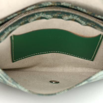 Goyard Goyardine Plumet Wallet Clutch Green 6 of 12
