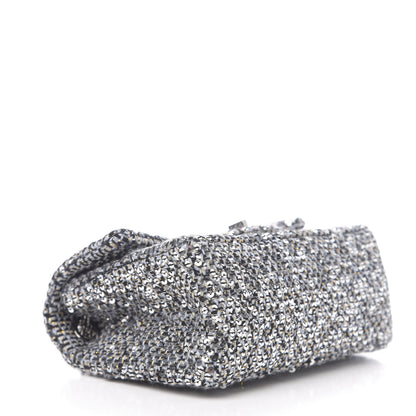 Chanel Tweed Quilted 2.55 Reissue Mini Flap Silver Black Gold 3 of 10