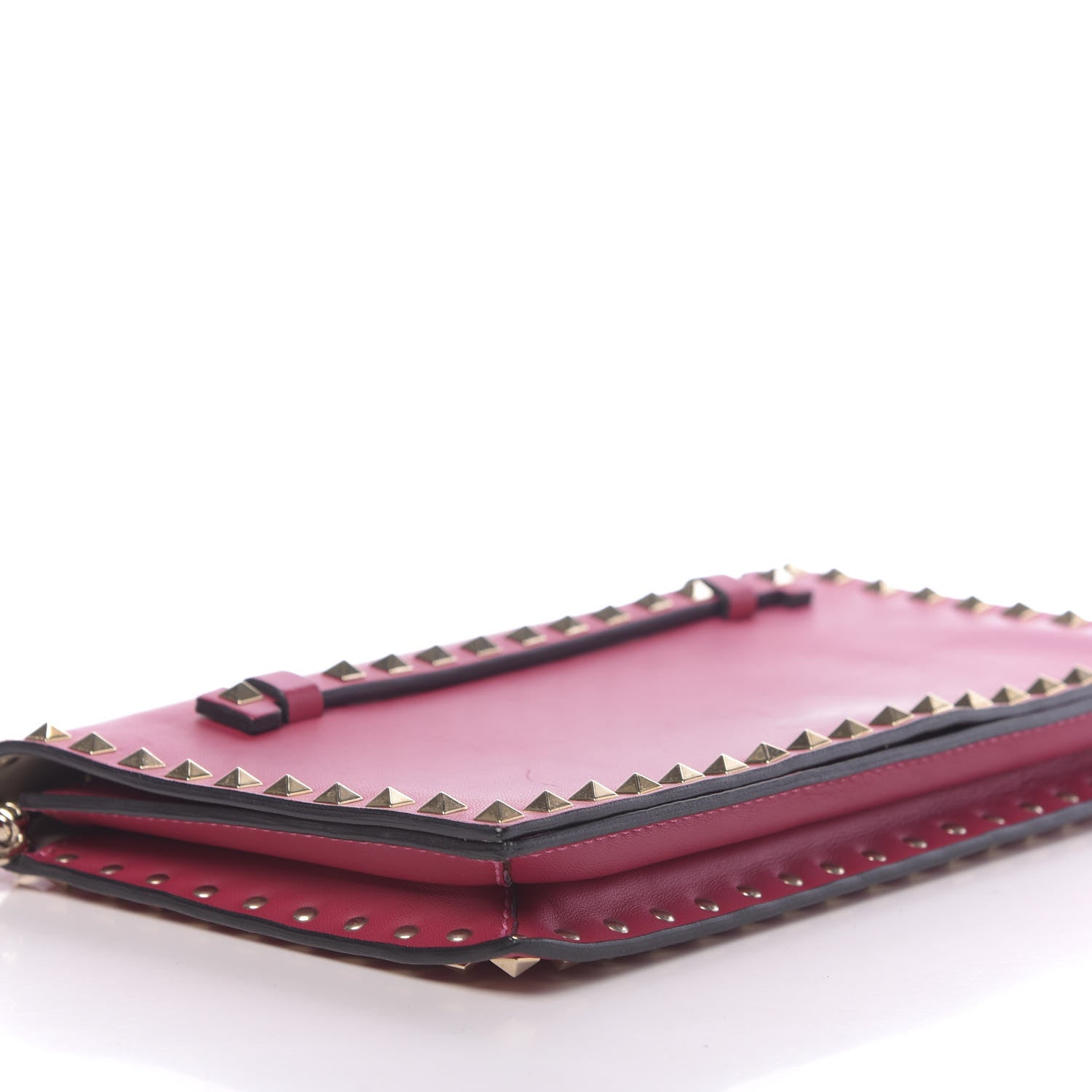 Valentino Garavani Nappa Rockstud Wristlet Clutch Cyclamin 7 of 12