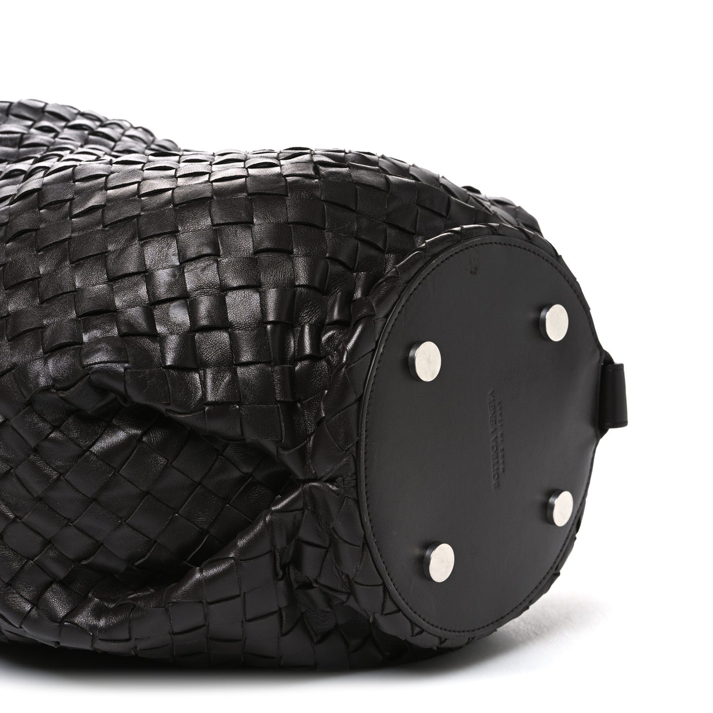 Intrecciato Shoulder Bag Ebano