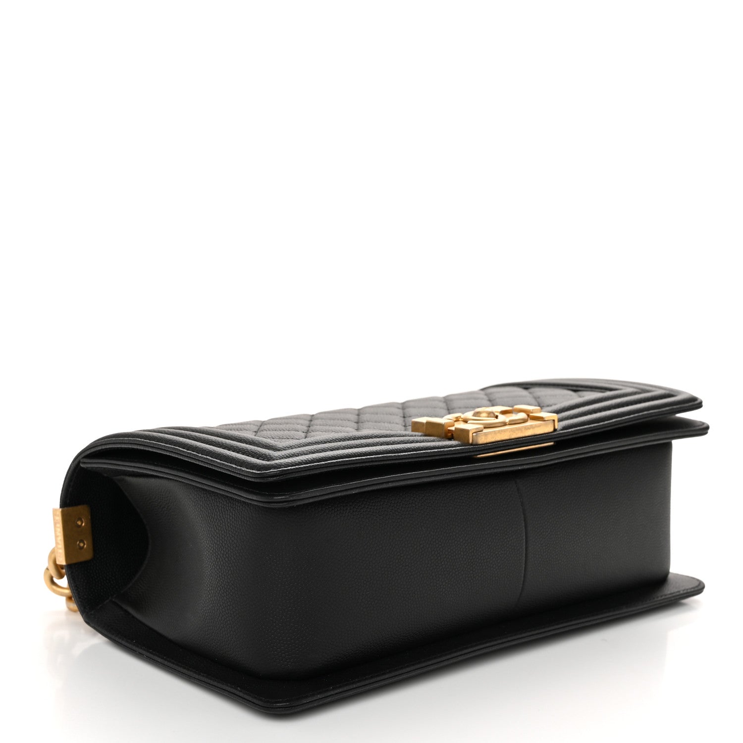 Chanel Caviar Quilted Medium Boy Flap Black 4 of 10