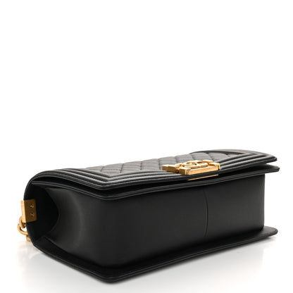 Chanel Caviar Quilted Medium Boy Flap Black 4 of 10