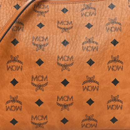 MCM Visetos Original Medium Pouch Cognac 8 of 10