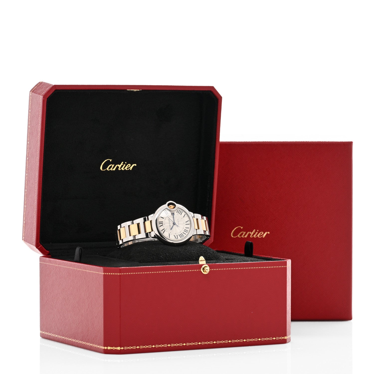 Cartier Stainless Steel 18K Yellow Gold 33mm Ballon Bleu De Cartier Automatic Watch 5 of 5