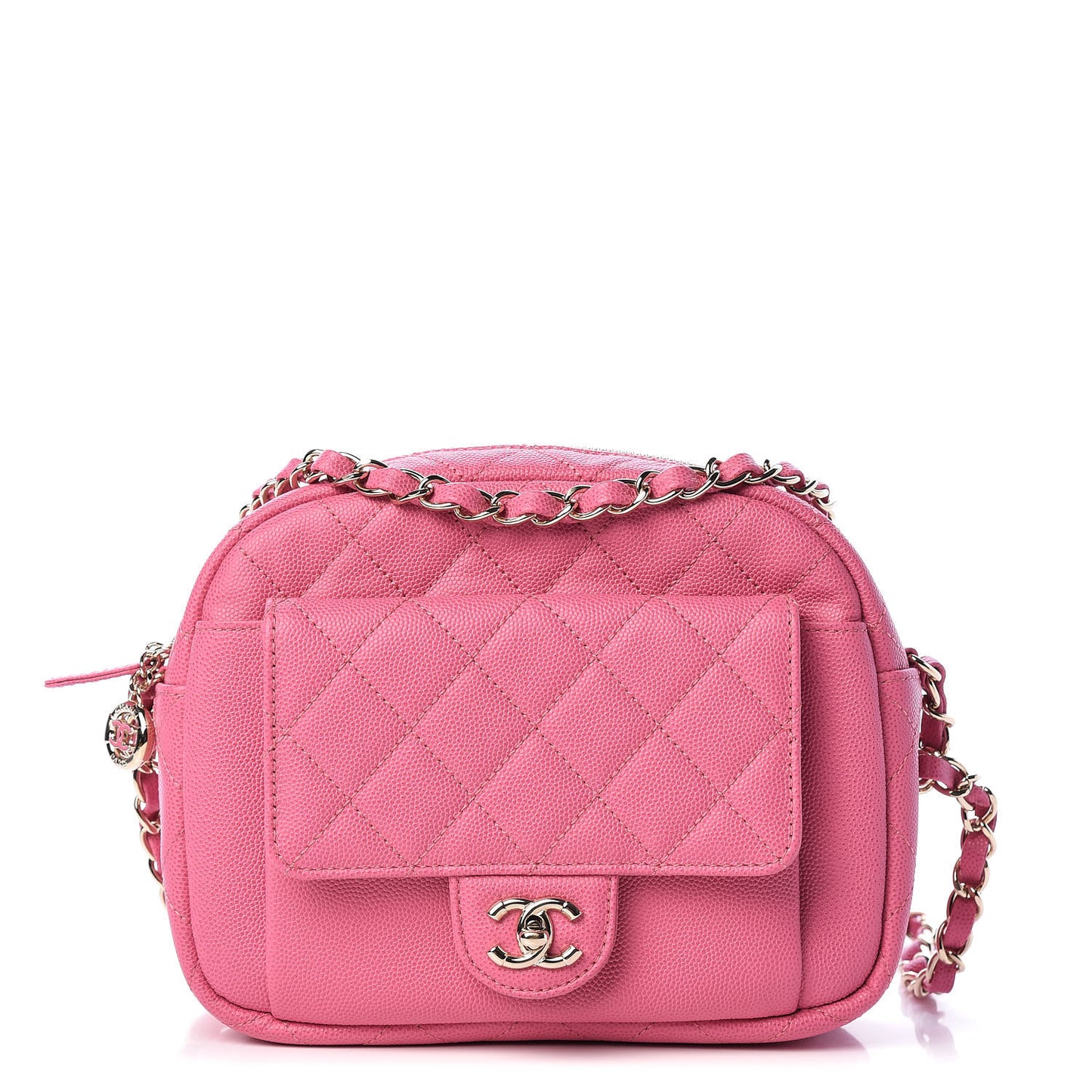 Caviar Quilted CC Day Camera Case Pink