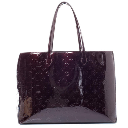 Louis Vuitton Vernis Wilshire GM Amarante 4 of 10