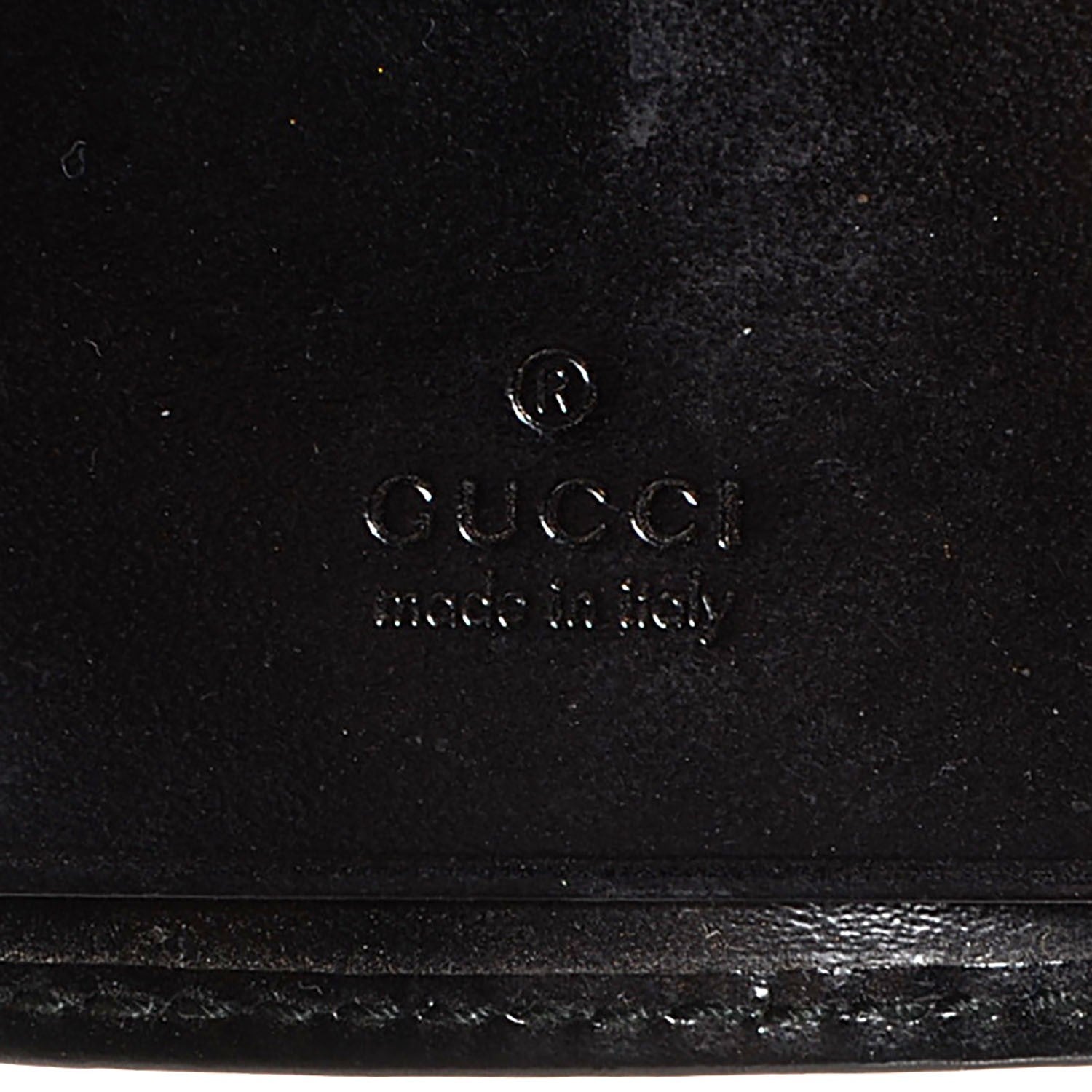 Gucci Imprime Monogram GG Pierce 6 Key Case Black 5 of 7