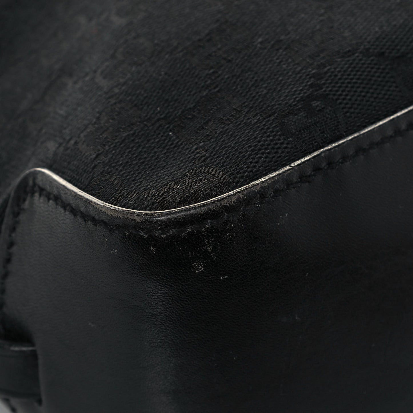 Monogram Small Bucket Tote Black