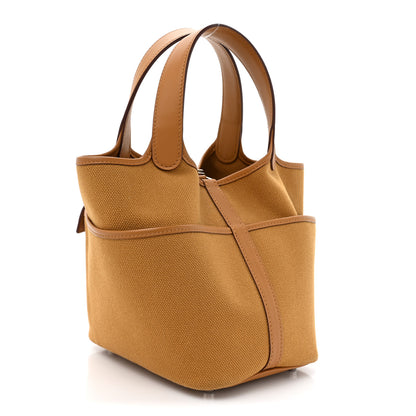 Hermes Toile Goeland Swift Cargo Picotin Lock 18 Sesame 2 of 10