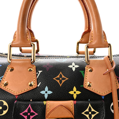 Louis Vuitton Monogram Multicolor Speedy 30 Black 7 of 9