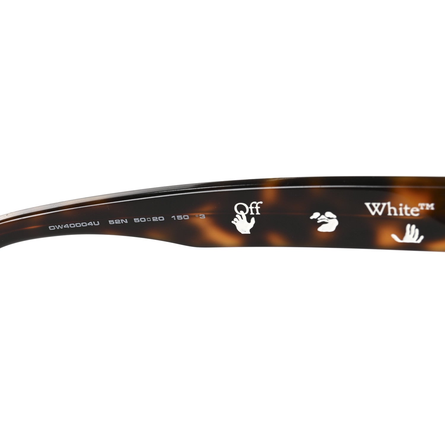 Off-White Acetate Arthur Square Sunglasses OW40004U Tortoise 5 of 7