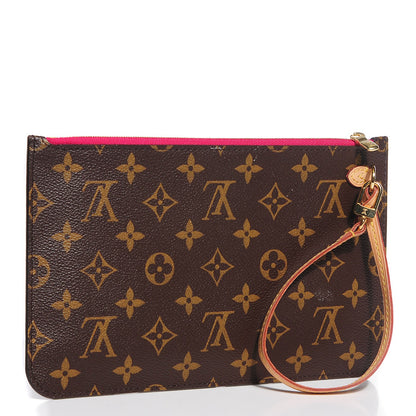 Louis Vuitton Monogram Neverfull MM GM Pochette Pivoine 3 of 8