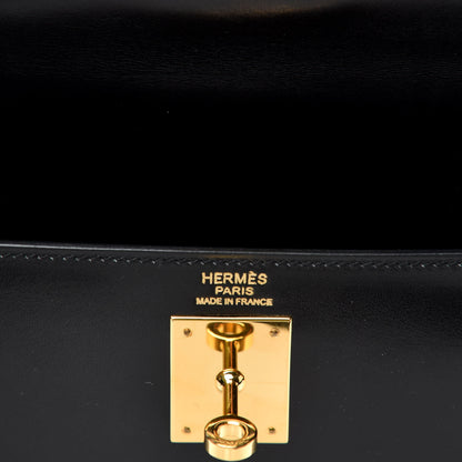 Hermes Box Kelly Sellier 32 Black 9 of 12