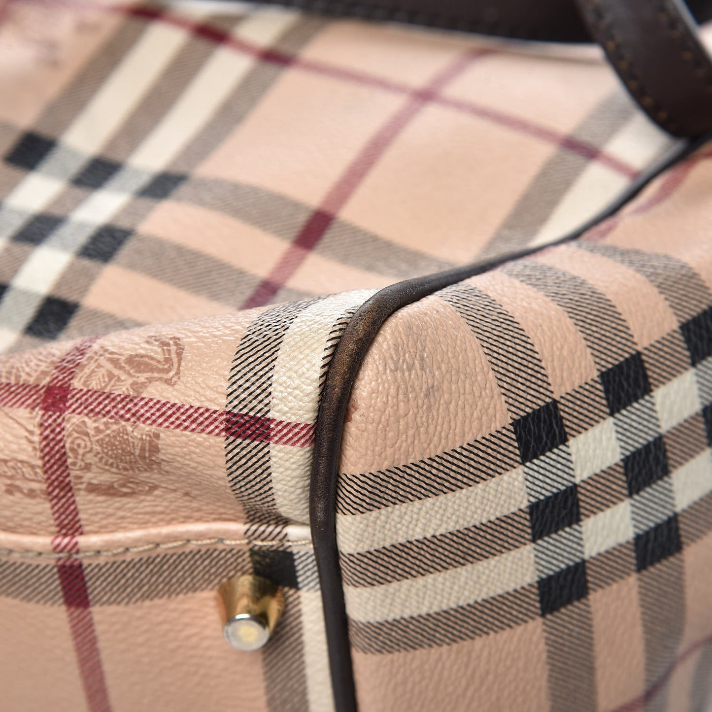 Haymarket Check Small Canterbury Tote Chocolate