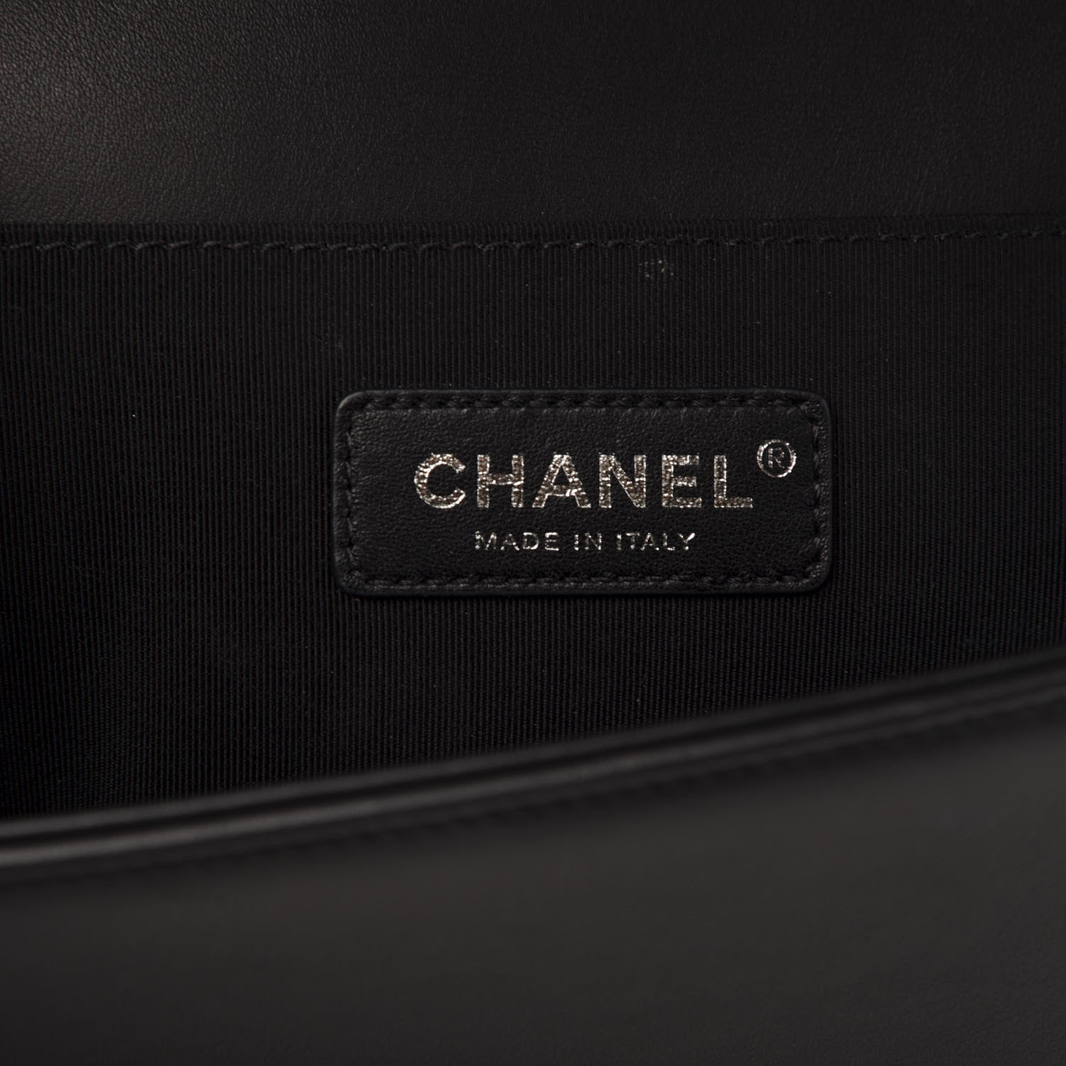 Chanel Calfskin Quilted Medium Boy Flap Black 9 of 14