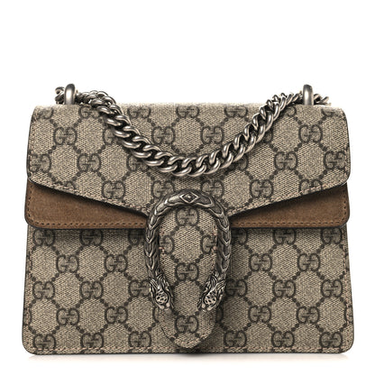 Gucci GG Supreme Monogram Mini Dionysus Shoulder Bag Taupe 1 of 9