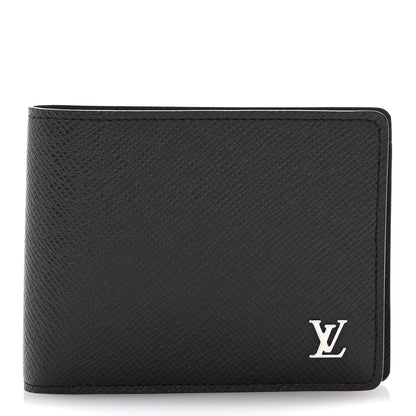 Louis Vuitton Taiga Multiple Wallet Black 1 of 7