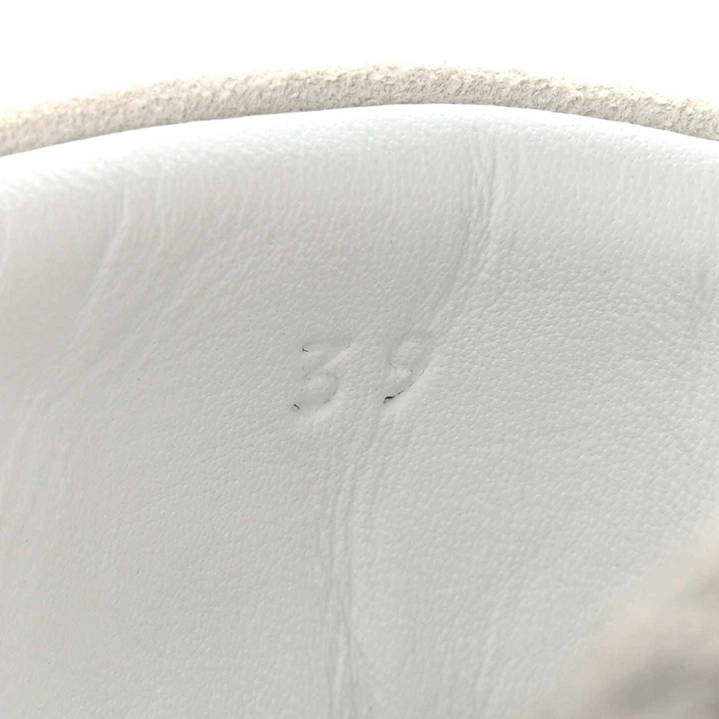 Air Mesh Suede Goatskin Bouncing Sneakers 39 Gris Lulea White