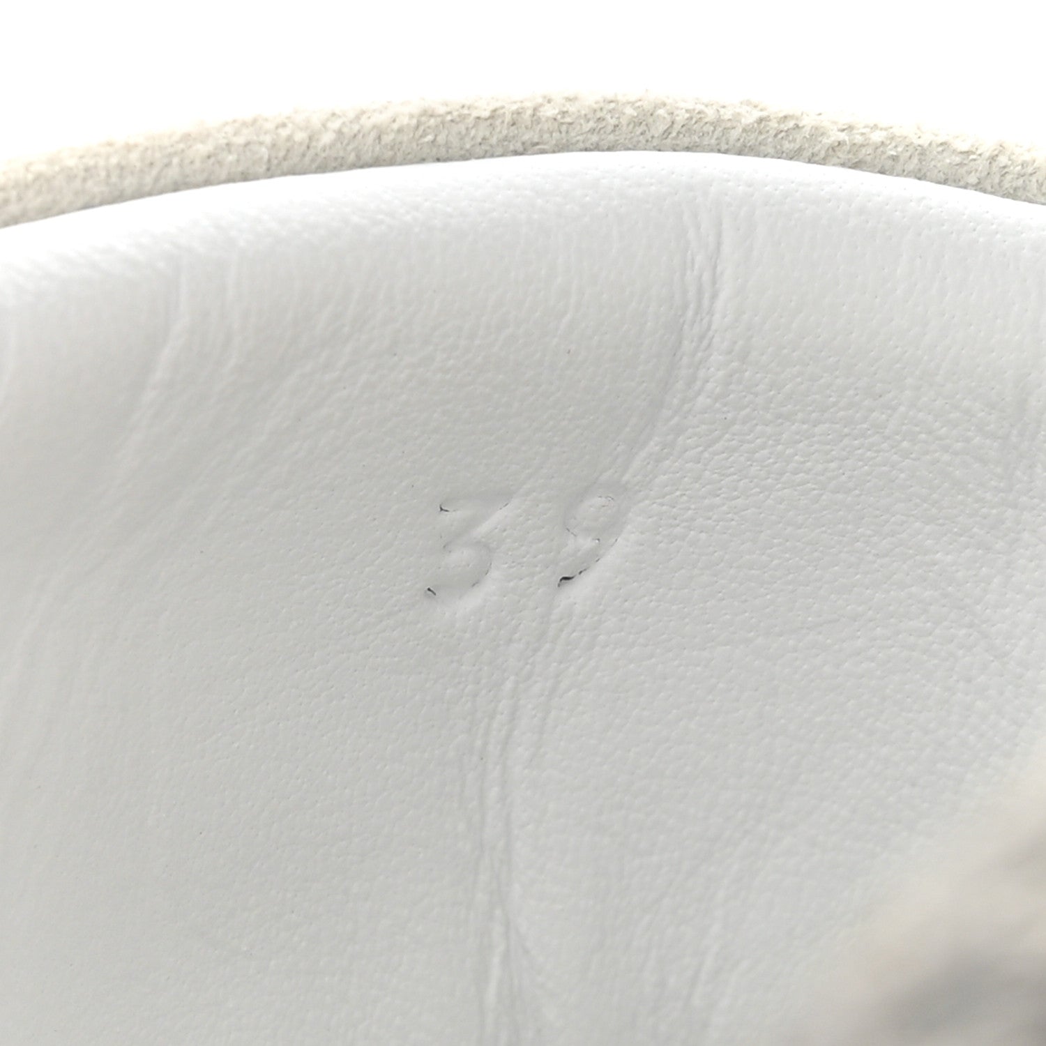 Hermes Air Mesh Suede Goatskin Bouncing Sneakers 39 Gris Lulea White 9 of 10