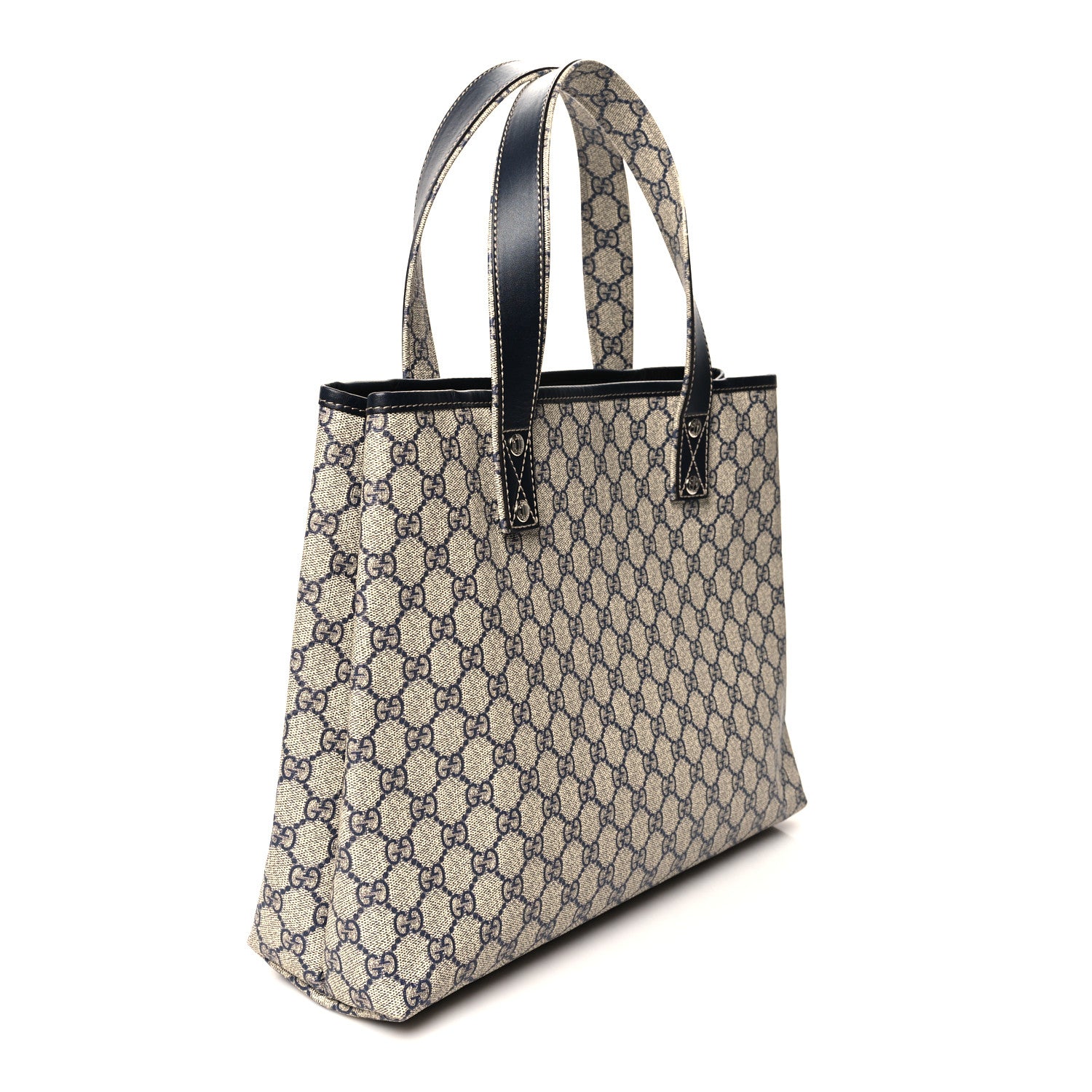 Gucci GG Plus Monogram Medium Signature Web Loop Tote Navy 3 of 9