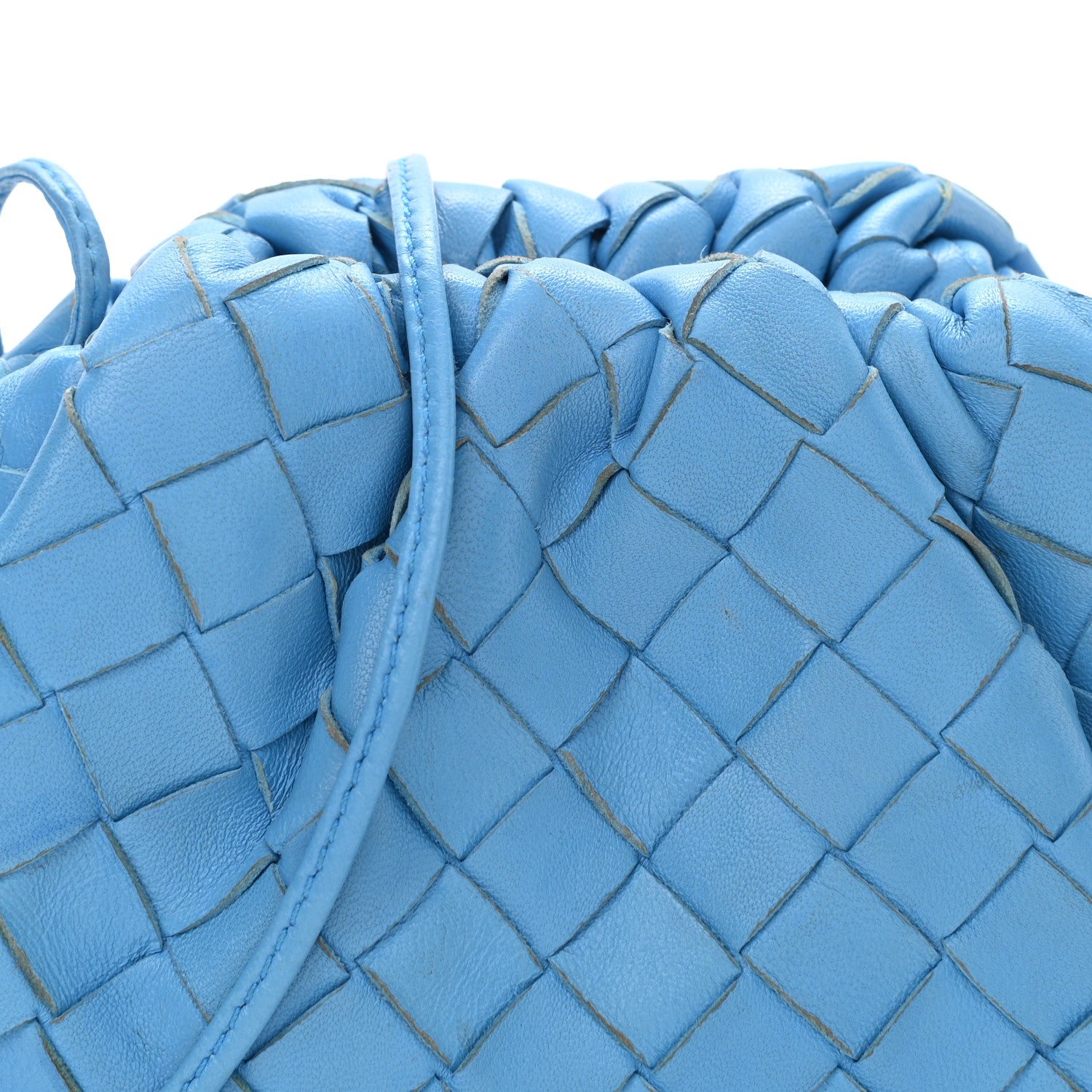 Bottega Veneta Nappa Intrecciato The Mini Pouch Swimming Pool 9 of 12
