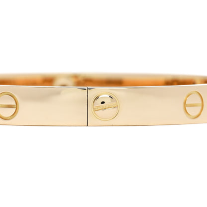 Cartier 18K Yellow Gold LOVE Bracelet 18 4 of 7
