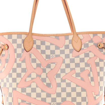 Louis Vuitton Damier Azur Tahitienne Neverfull MM 10 of 23