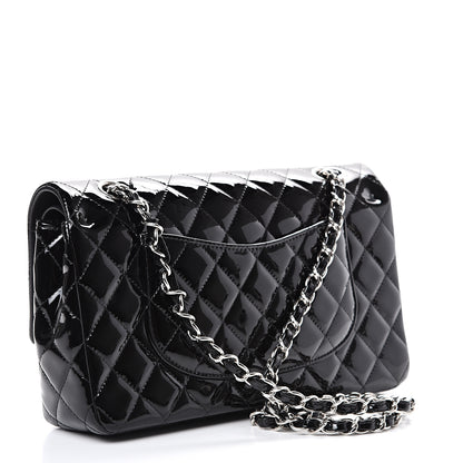 Chanel Patent Quilted Medium Double Flap Black 2 of 12