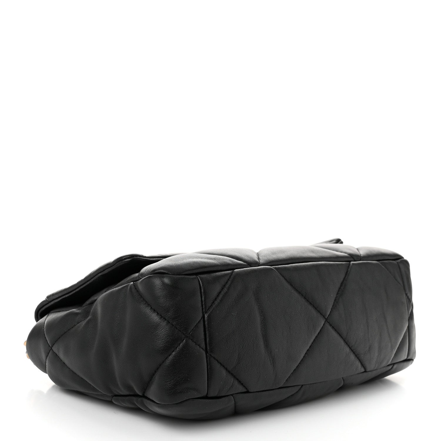 Chanel Lambskin Quilted Medium Chanel 19 Flap Black 4 of 10