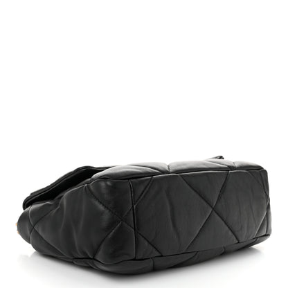 Chanel Lambskin Quilted Medium Chanel 19 Flap Black 4 of 10