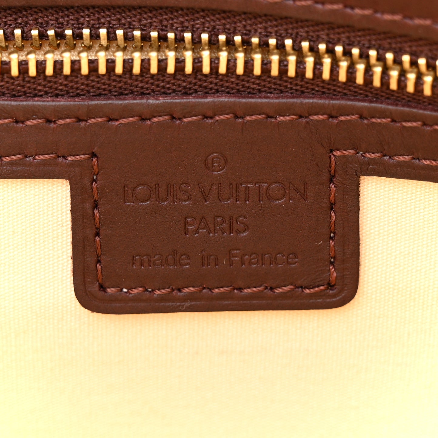 Mini Monogram Alma Long Cherry