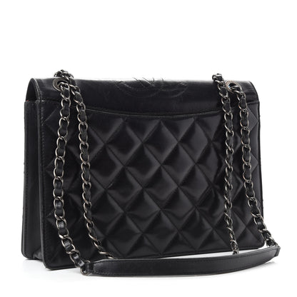 Chanel Calfskin Quilted Ballerine Flap Black 3 of 10