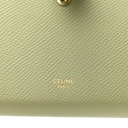 Celine Grained Calfskin Medium Multifunction Strap Wallet Sage Lilas 6 of 10