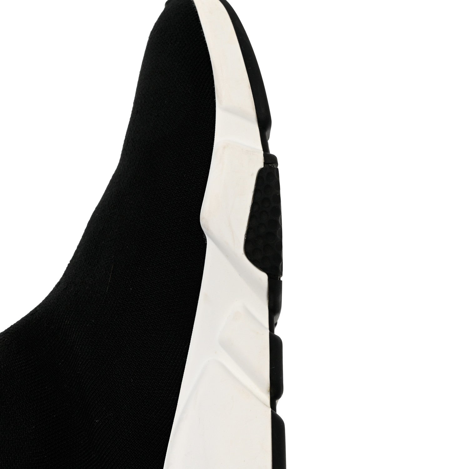 Balenciaga Neoprene Knit Speed Graffiti Sneakers 39 Black White 11 of 12