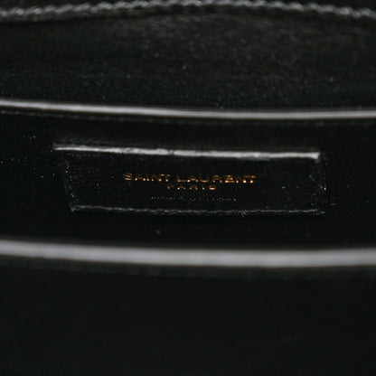 Saint Laurent Grain de Poudre Medium Classic Monogram Cassandra Top Handle Black 6 of 10