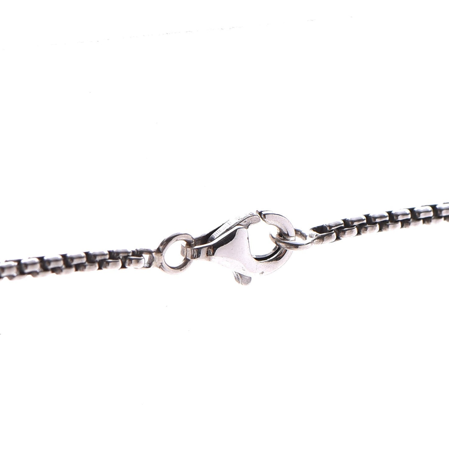 Sterling Silver Diamond Citrine 7mm Petite Albion Pendant Necklace