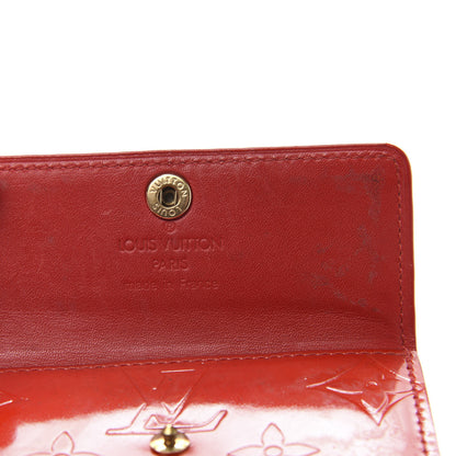 Louis Vuitton Vernis Elise Wallet Pomme D'Amour 8 of 12