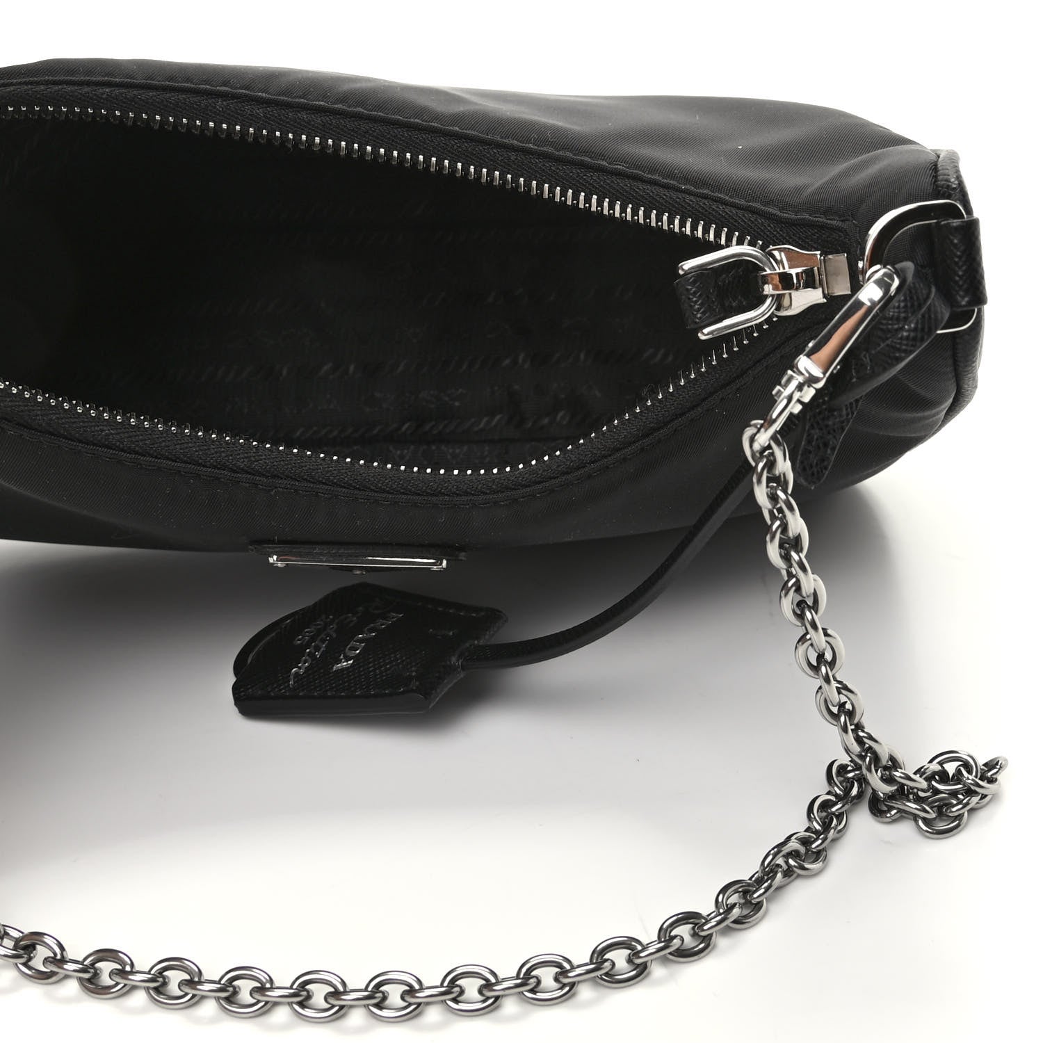 Prada Nylon Re-Edition 2005 Shoulder Bag Black 5 of 11