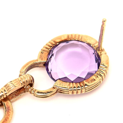 Roberto Coin 18K Yellow Gold Amethyst Prasiolite Drop Earrings 5 of 5