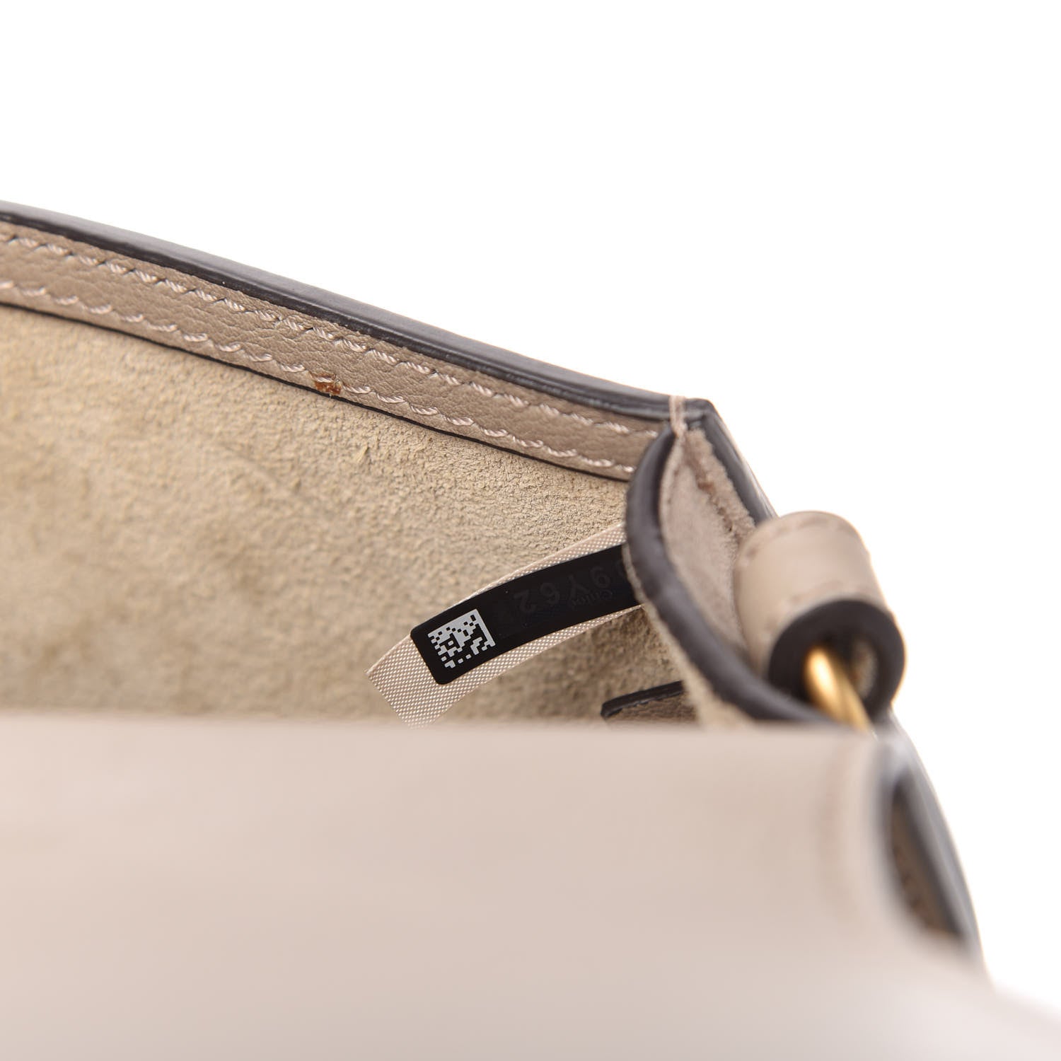 Chloe Calfskin Suede Small Nile Bracelet Bag Motty Grey 9 of 10