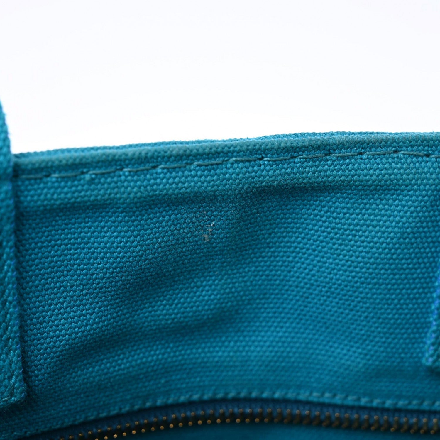 Prada Canapa Small Logo Tote Pavone 8 of 28