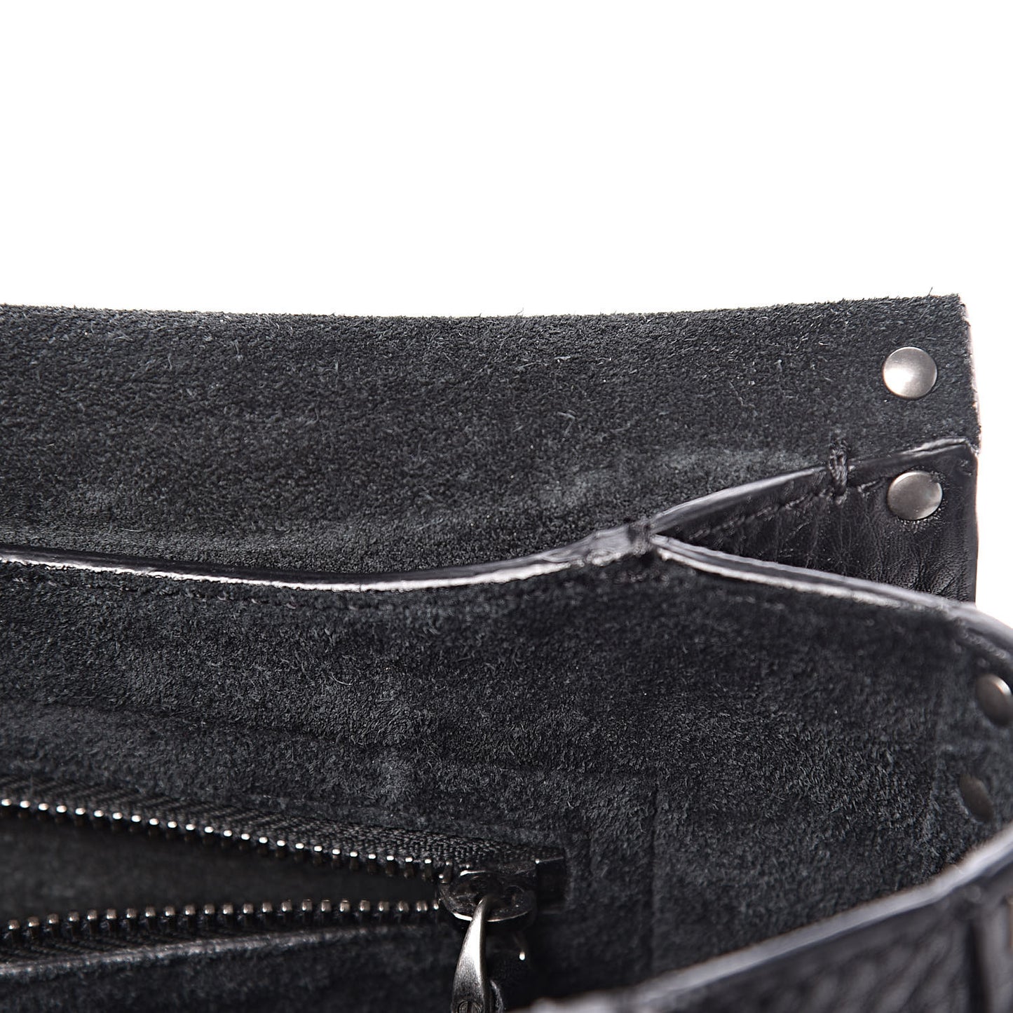 Pebbled Calfskin Turquoise Medium Guitar Strap Rockstud Rolling Flap Saddle Bag Black