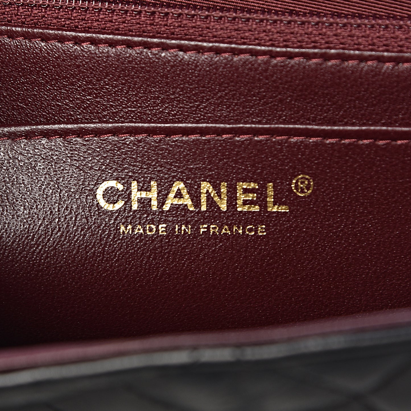 Lambskin Quilted Jumbo Single Flap Black