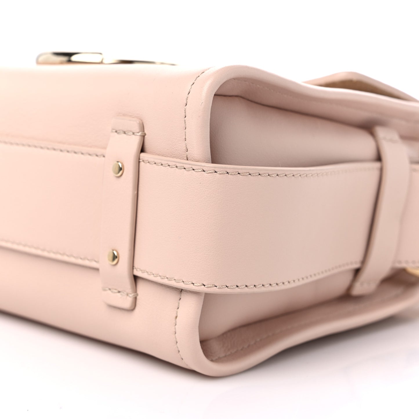 Calfskin Mini Tess Day Bag Cement Pink